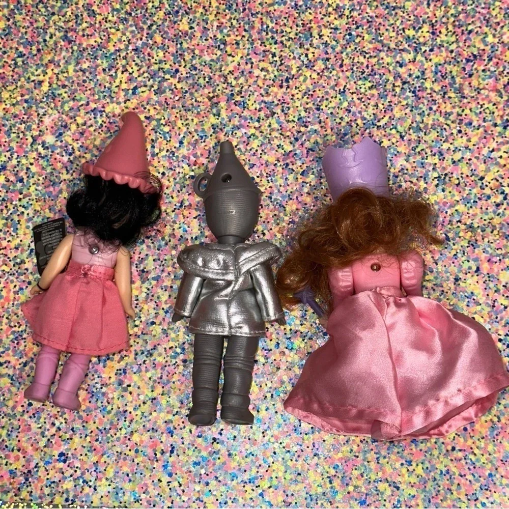 Madame Alexander Dolls Lot of 3 McDonald's Tin Man Glenda Witch Munchkin